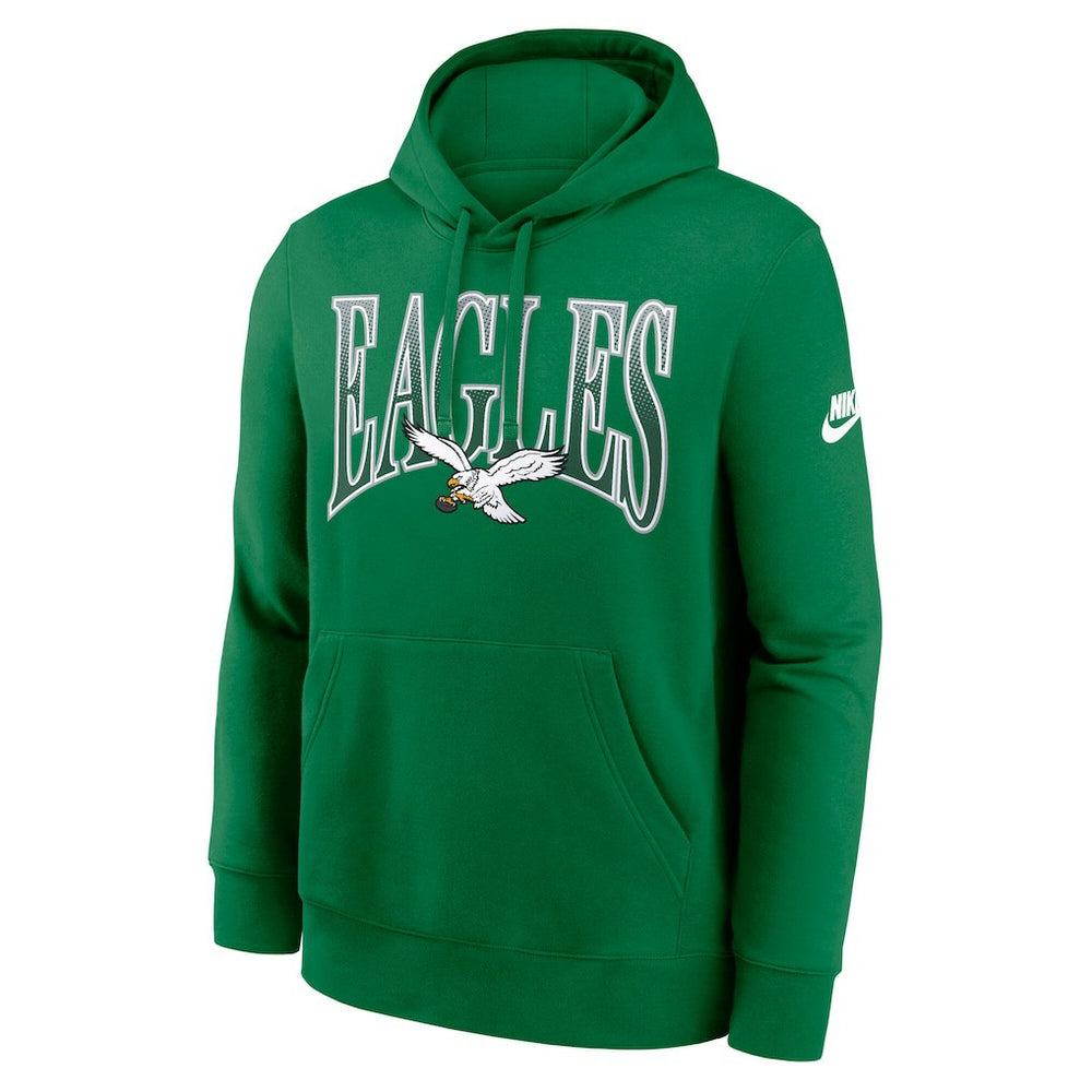 Philadelphia Eagles Full Blitz Club Fleece Pullover Hoodie Green