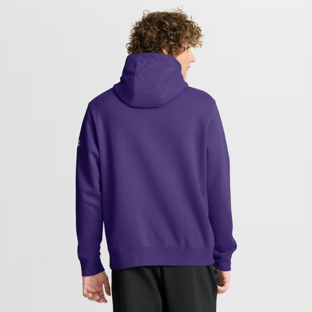 Minnesota Vikings Full Blitz Club Fleece Pullover Hoodie Purple