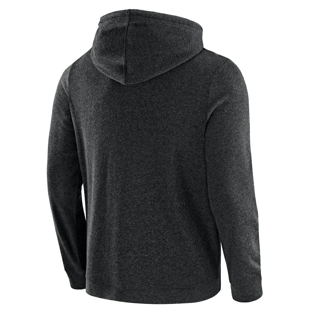 Carolina Panthers J. Palmer Players Lounge Tri-Blend Full-Zip Hoodie Dark Heather Gray