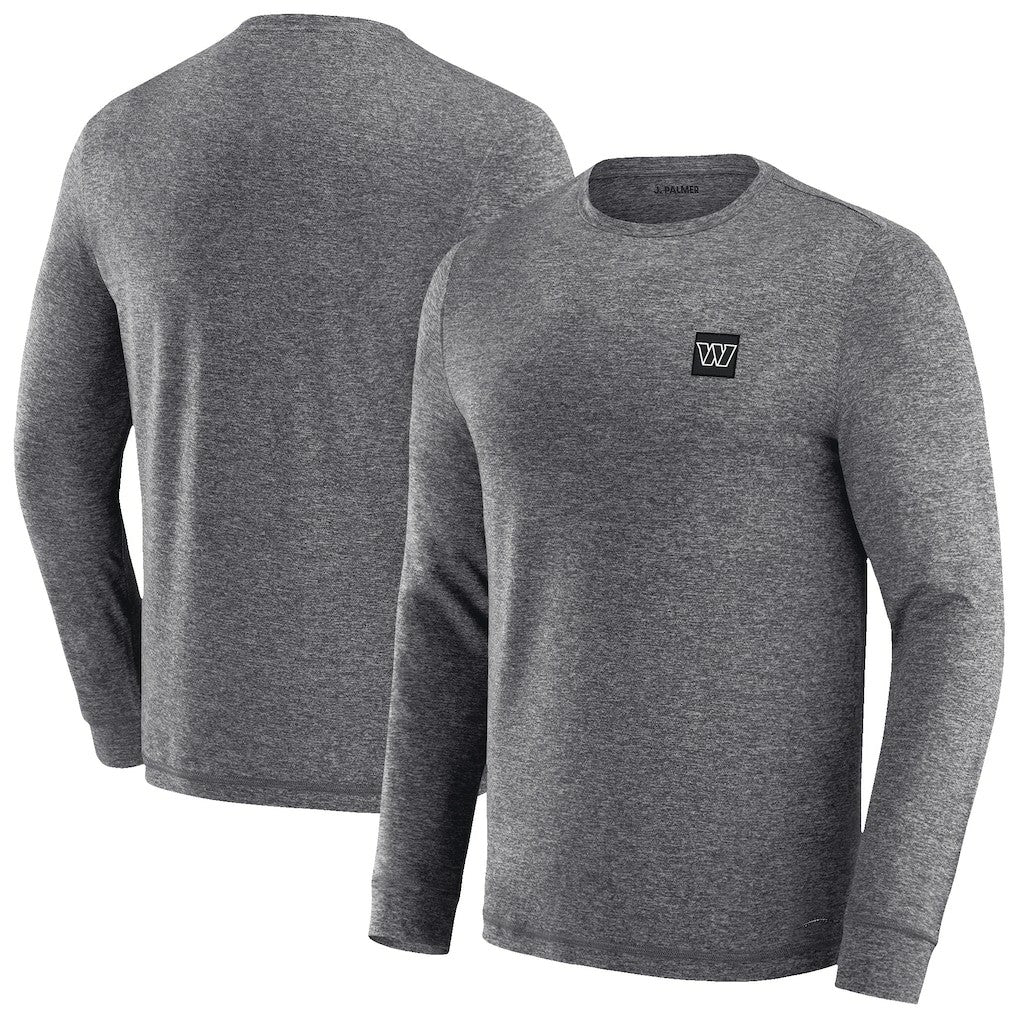 Washington Commanders J. Palmer Four Down Long Sleeve T-Shirt Heather Black