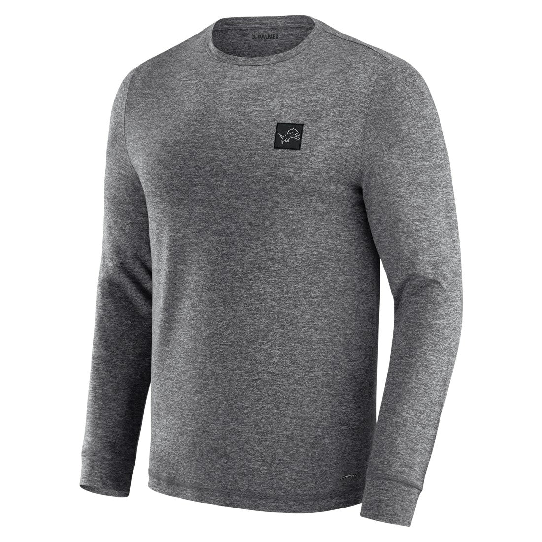 Detroit Lions J. Palmer Four Down Long Sleeve T-Shirt Heather Black
