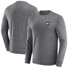 Kansas City Chiefs J. Palmer Four Down Long Sleeve T-Shirt Heather Black