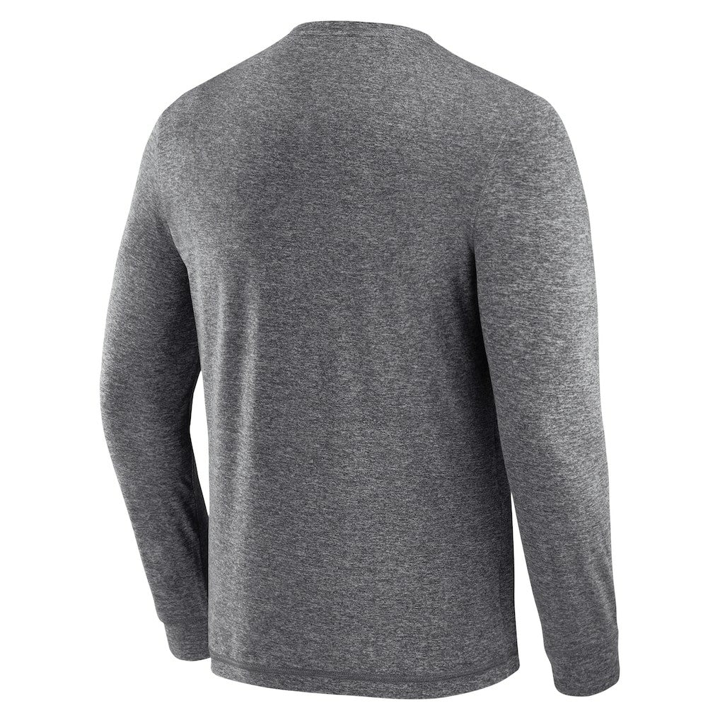 Kansas City Chiefs J. Palmer Four Down Long Sleeve T-Shirt Heather Black