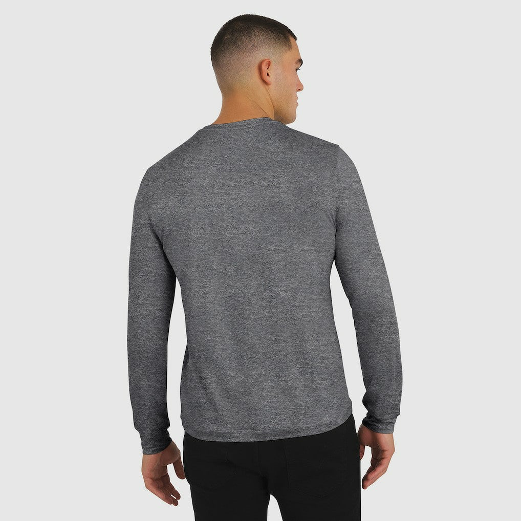 San Francisco 49ers J. Palmer Four Down Long Sleeve T-Shirt Heather Black