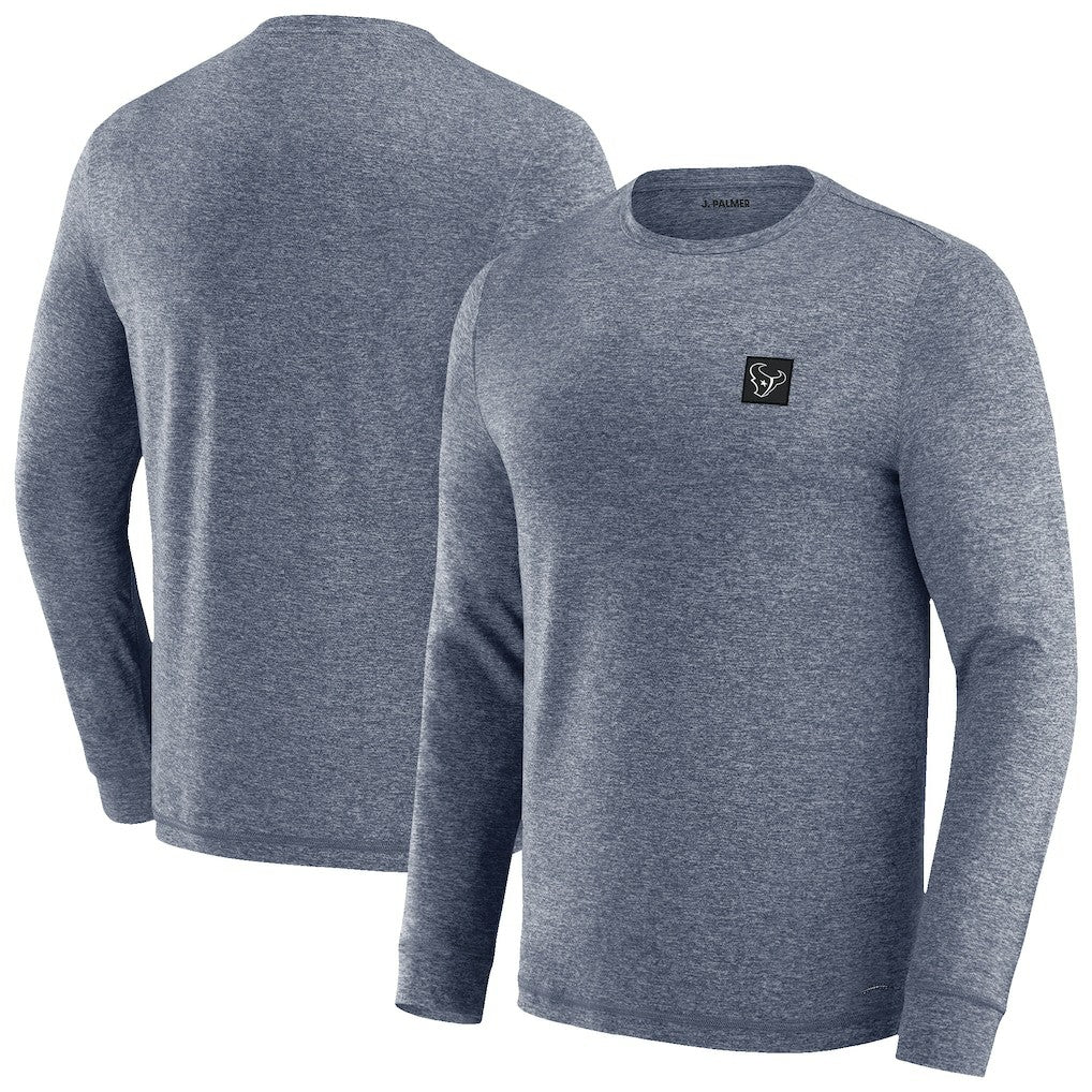 Houston Texans J. Palmer Four Down Long Sleeve T-Shirt Navy
