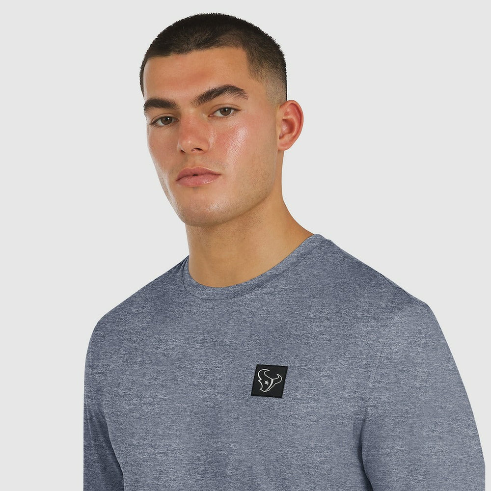 Houston Texans J. Palmer Four Down Long Sleeve T-Shirt Navy