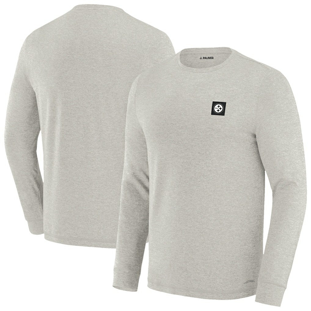 Pittsburgh Steelers J. Palmer Four Down Long Sleeve T-Shirt Gray