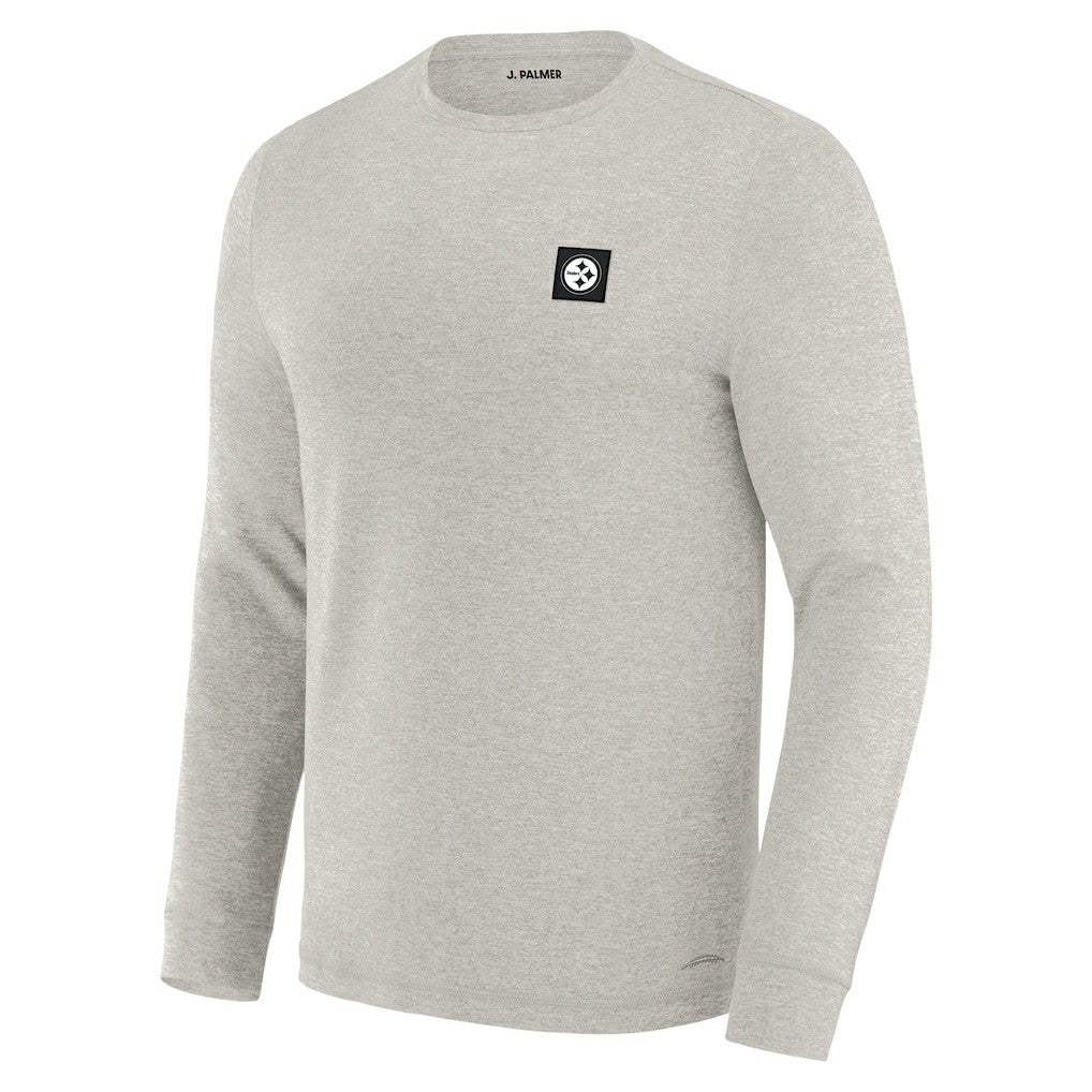 Pittsburgh Steelers J. Palmer Four Down Long Sleeve T-Shirt Gray