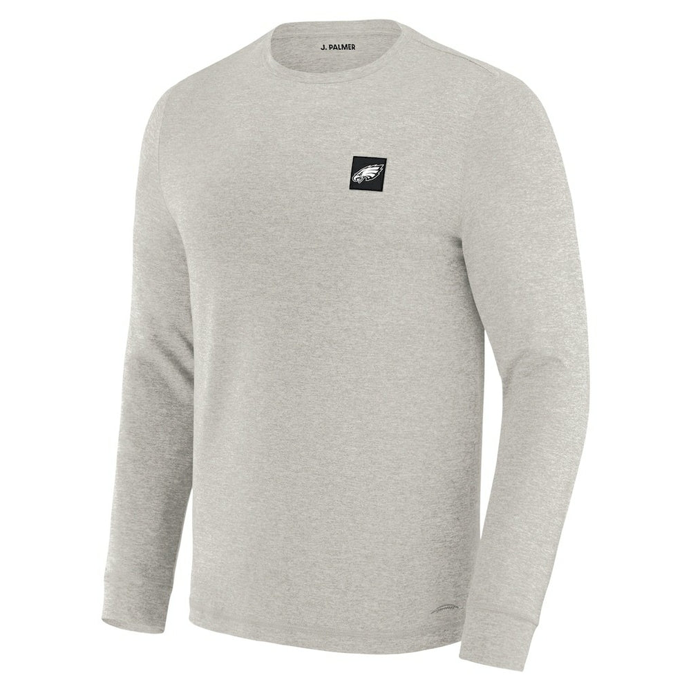 Philadelphia Eagles J. Palmer Four Down Long Sleeve T-Shirt Gray