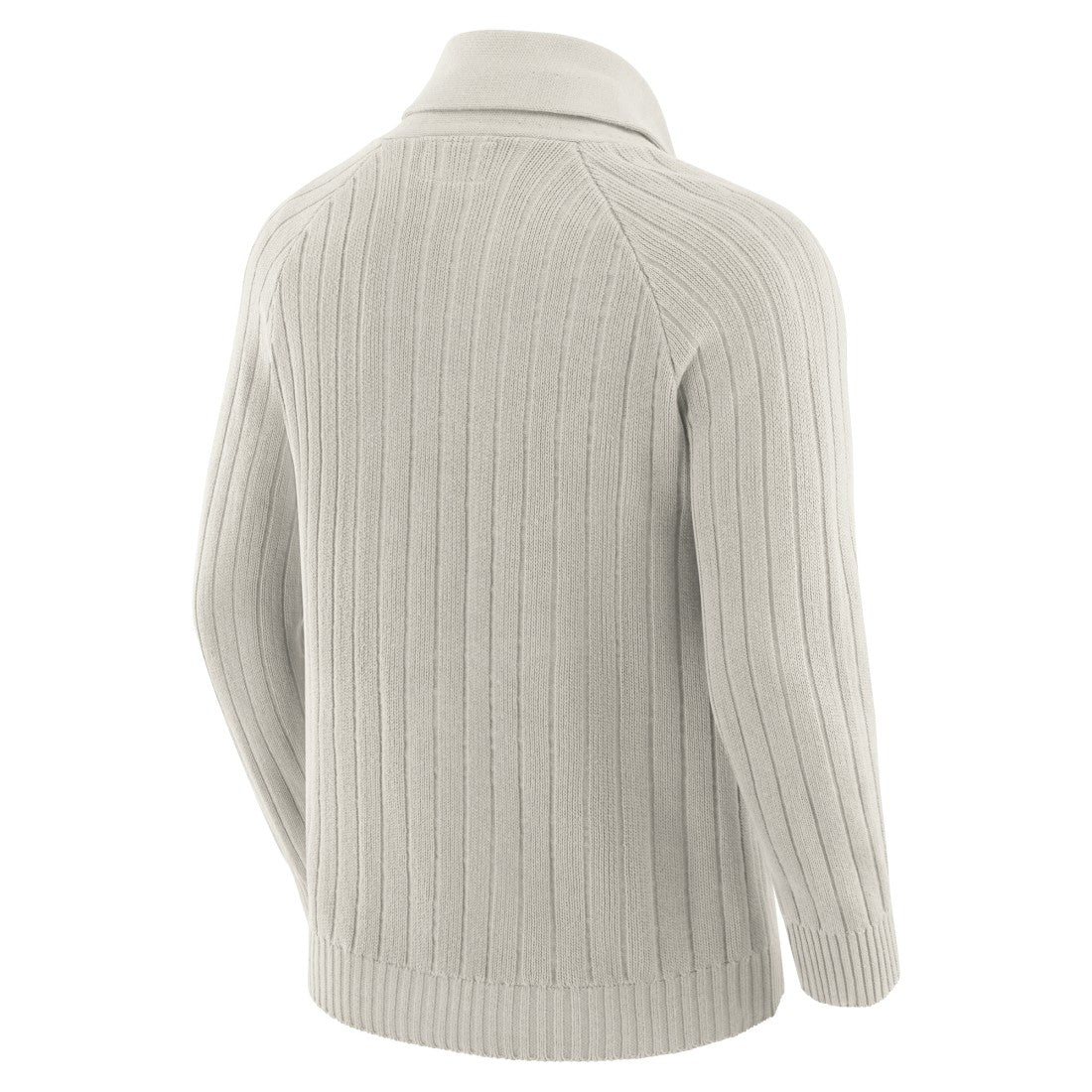 New York Jets J. Palmer The Playmaker Cardigan Raglan Sweater Gray