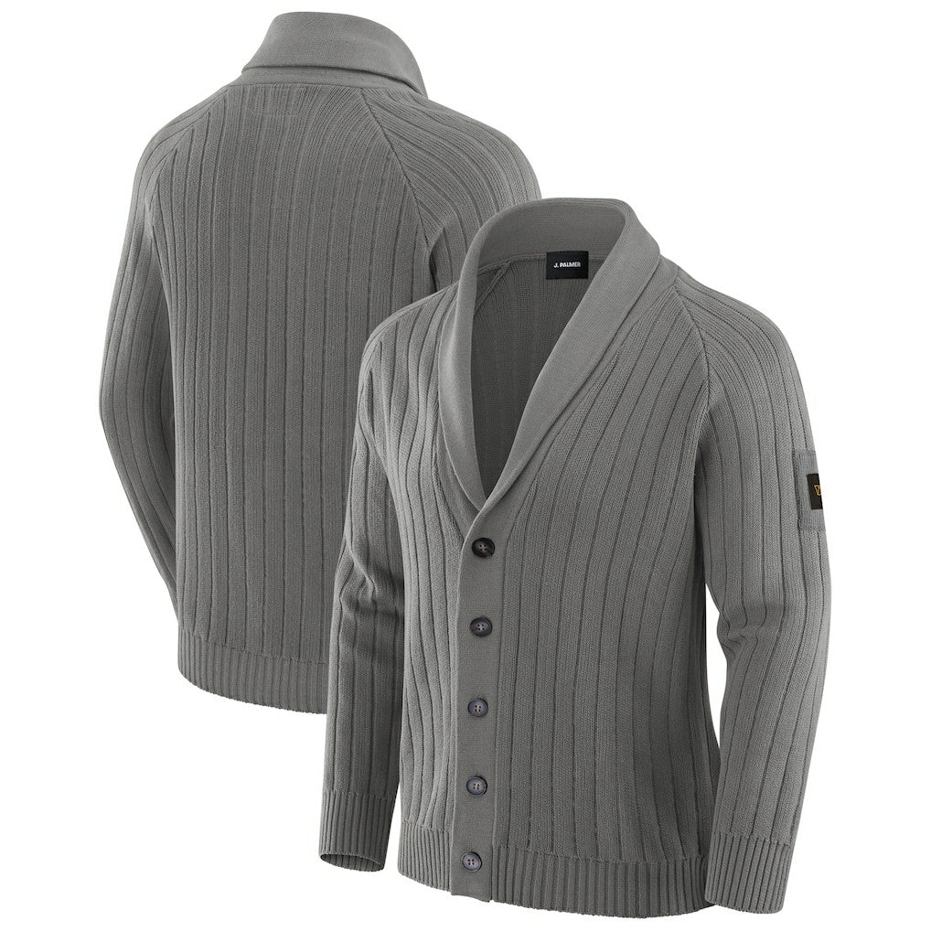 Washington Commanders J. Palmer The Playmaker Cardigan Raglan Sweater Graphite
