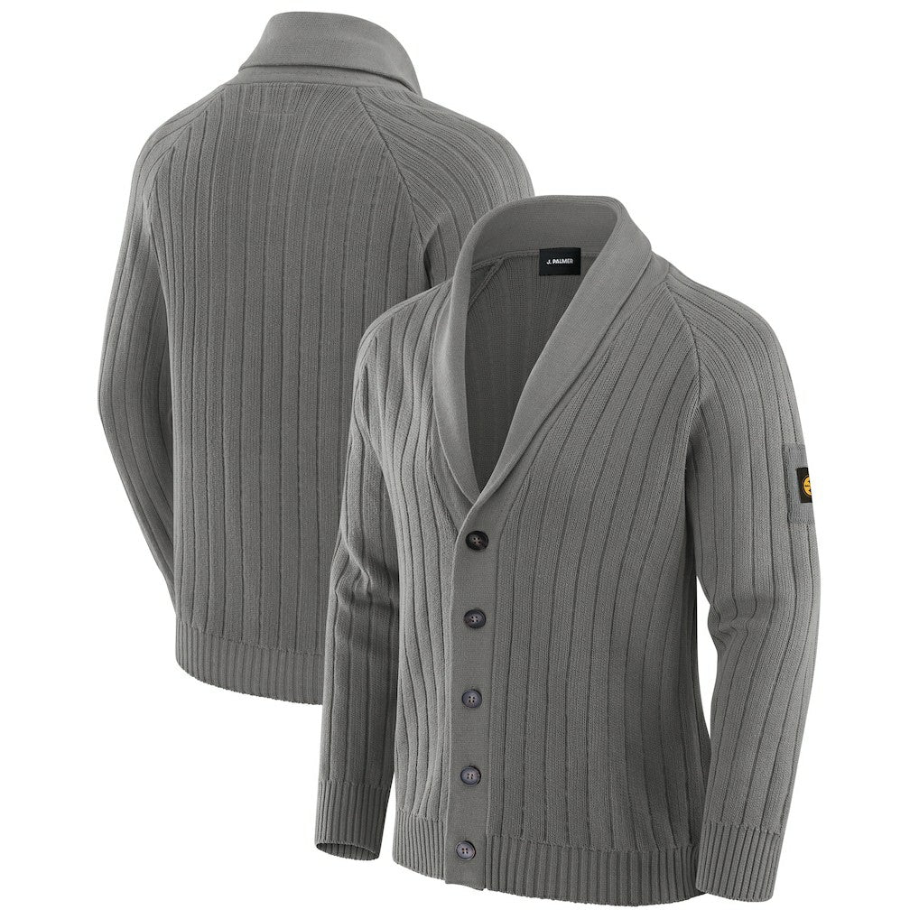 Pittsburgh Steelers J. Palmer The Playmaker Cardigan Raglan Sweater Graphite