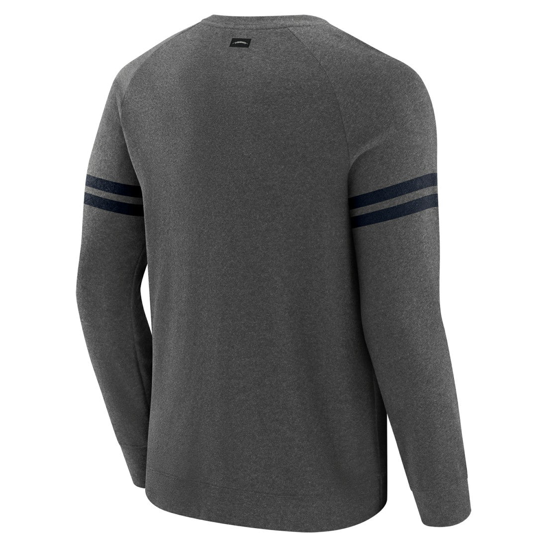 Houston Texans J. Palmer Players Lounge Raglan Tri-Blend Sweatshirt Dark Heather Gray