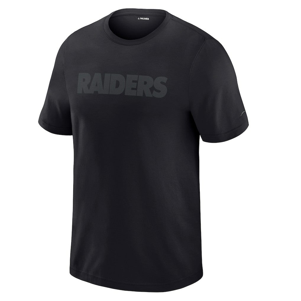 Las Vegas Raiders J. Palmer Play Action Tri-Blend Performance T-Shirt Black