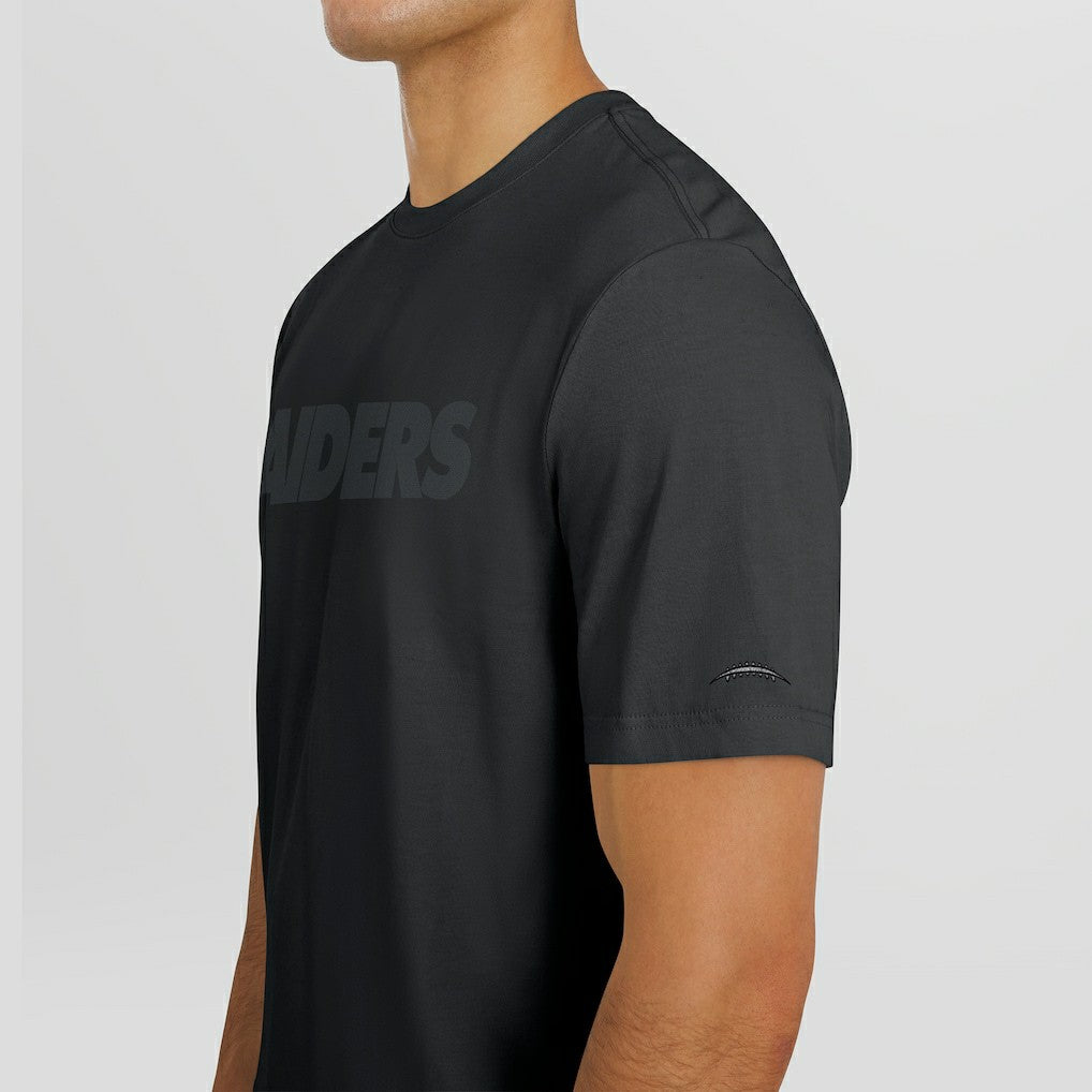 Las Vegas Raiders J. Palmer Play Action Tri-Blend Performance T-Shirt Black