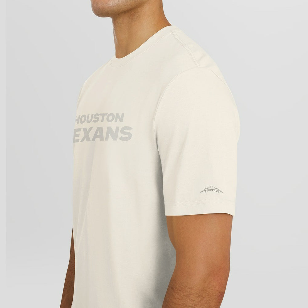 Houston Texans J. Palmer Play Action Tri-Blend Performance T-Shirt Cream