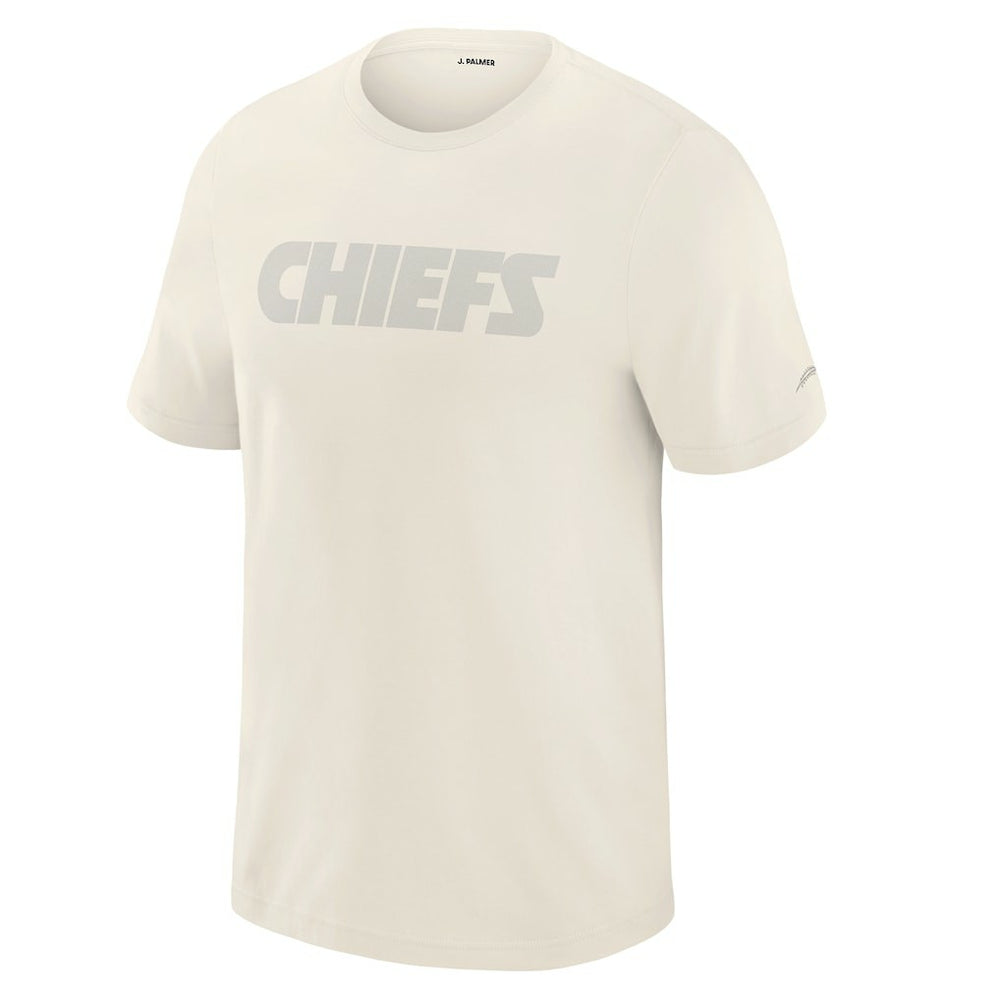 Kansas City Chiefs J. Palmer Play Action Tri-Blend Performance T-Shirt Cream