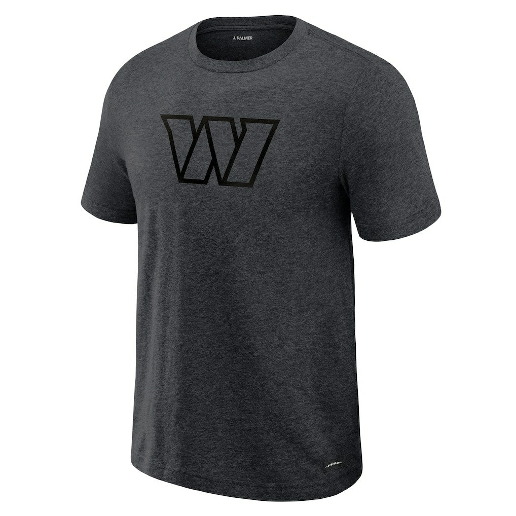 Washington Commanders J. Palmer Players Lounge Tri-Blend T-Shirt Graphite
