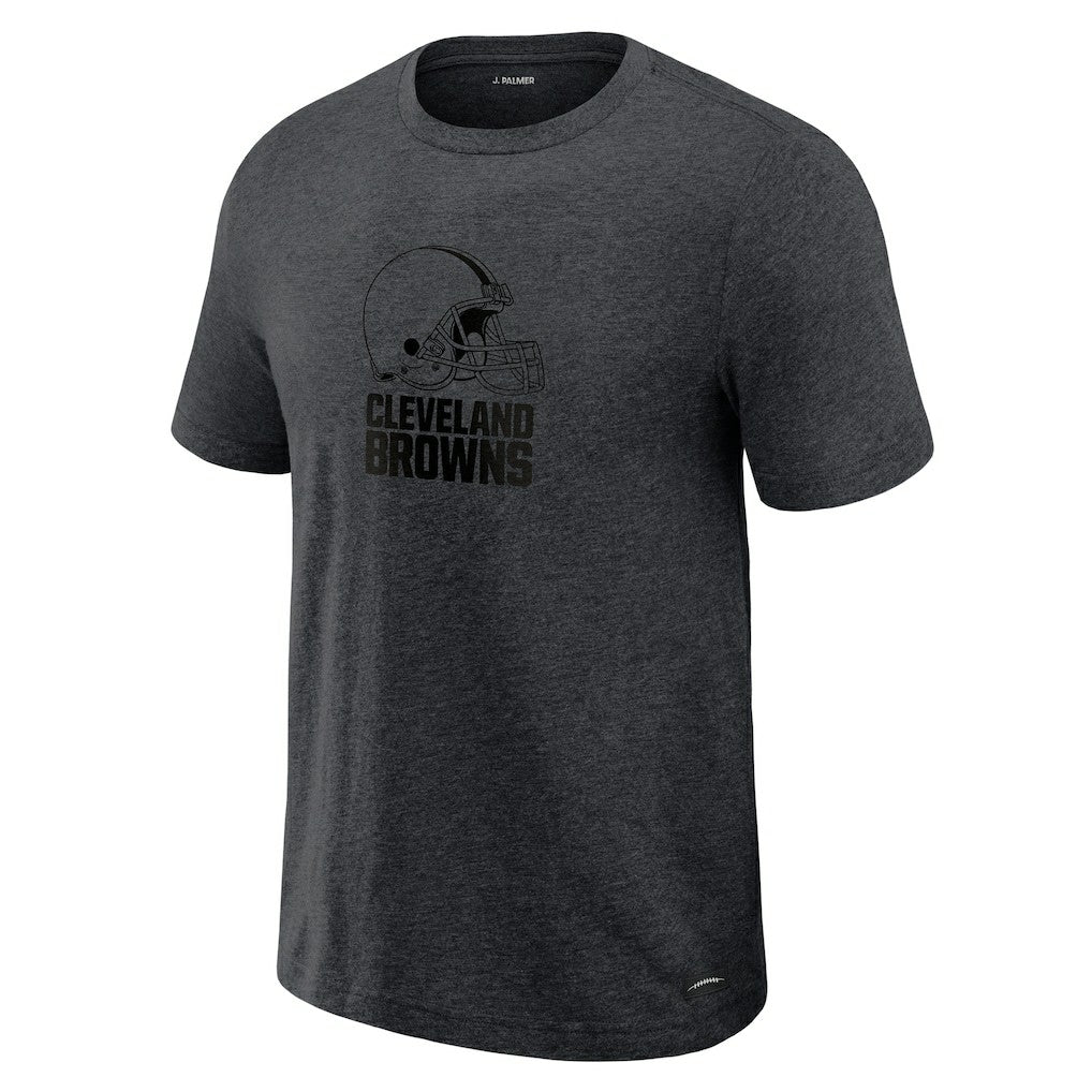 Cleveland Browns J. Palmer Players Lounge Tri-Blend T-Shirt Graphite