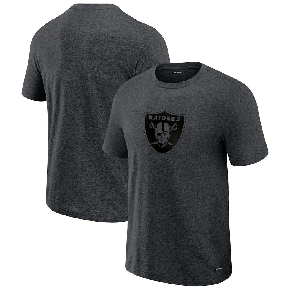 Las Vegas Raiders J. Palmer Players Lounge Tri-Blend T-Shirt Graphite