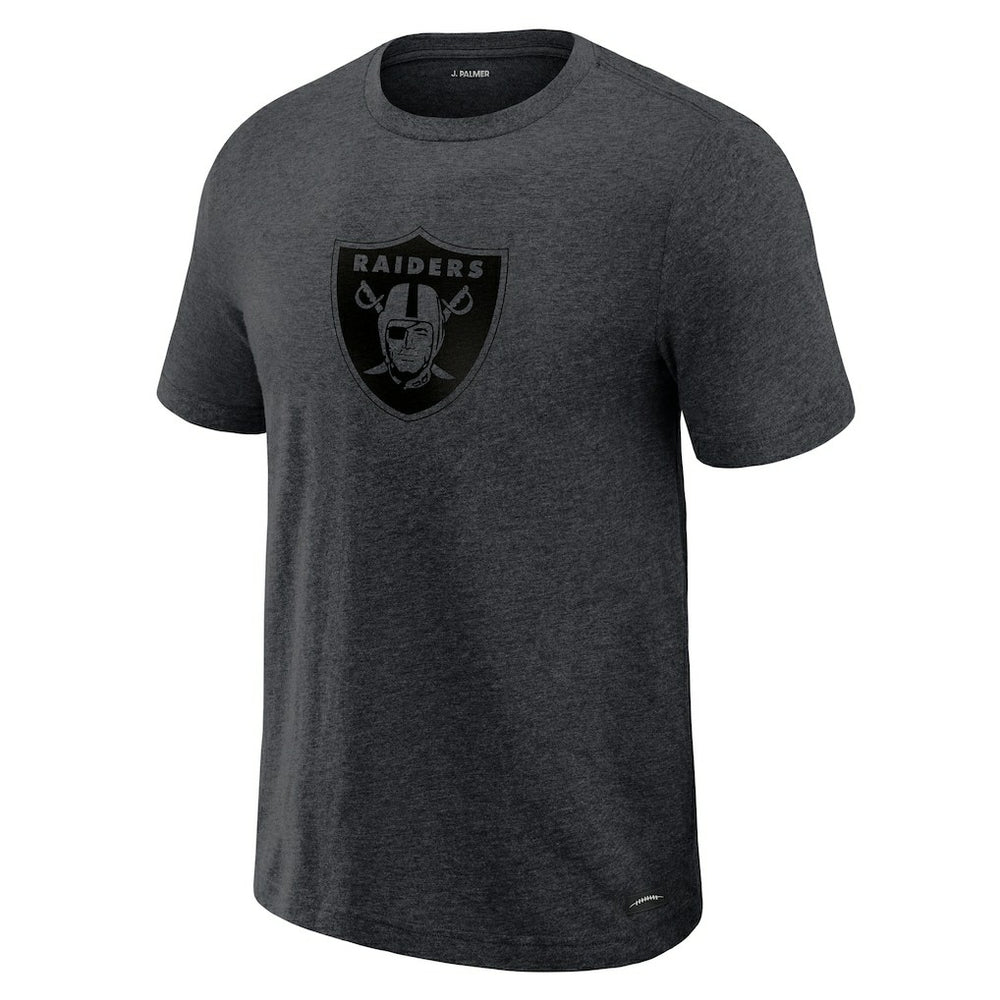 Las Vegas Raiders J. Palmer Players Lounge Tri-Blend T-Shirt Graphite