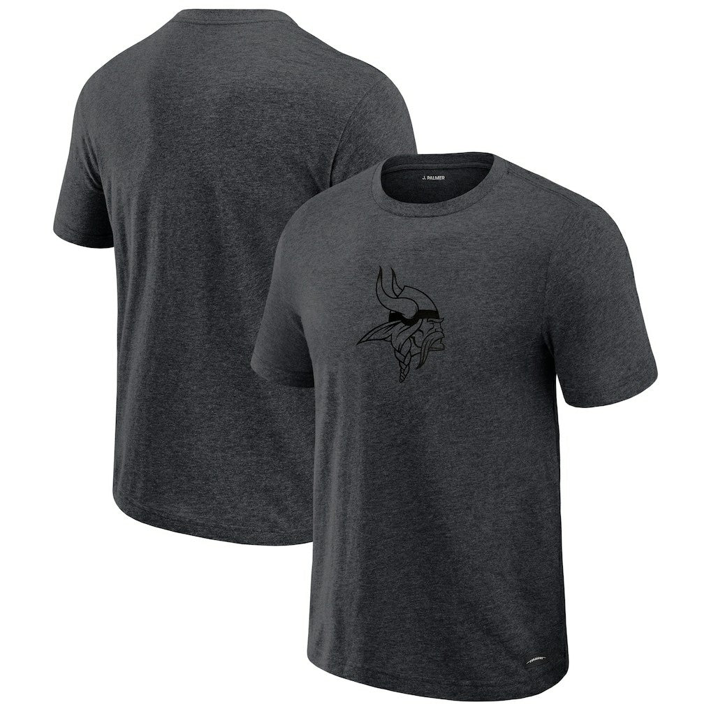 Minnesota Vikings J. Palmer Players Lounge Tri-Blend T-Shirt Graphite