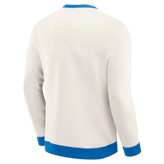 Detroit Lions Darius Rucker Collection Colorblock Pullover Sweatshirt Cream