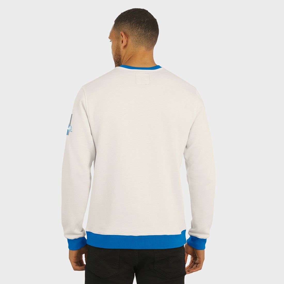 Detroit Lions Darius Rucker Collection Colorblock Pullover Sweatshirt Cream