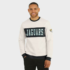 Jacksonville Jaguars Darius Rucker Collection Colorblock Pullover Sweatshirt Cream