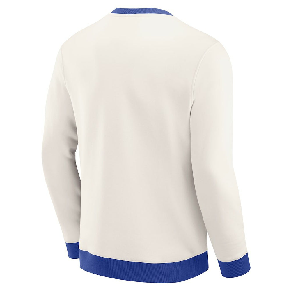 Los Angeles Rams Darius Rucker Collection Colorblock Pullover Sweatshirt Cream