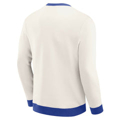 Los Angeles Rams Darius Rucker Collection Colorblock Pullover Sweatshirt Cream