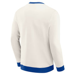 Buffalo Bills Darius Rucker Collection Colorblock Pullover Sweatshirt Cream