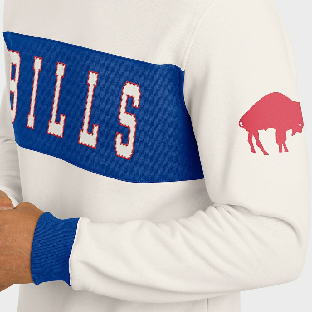 Buffalo Bills Darius Rucker Collection Colorblock Pullover Sweatshirt Cream