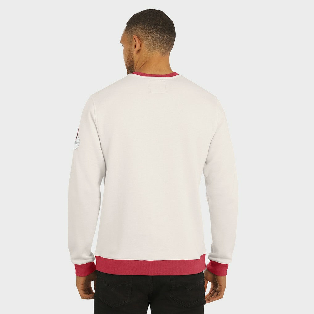 Arizona Cardinals Darius Rucker Collection Colorblock Pullover Sweatshirt Cream