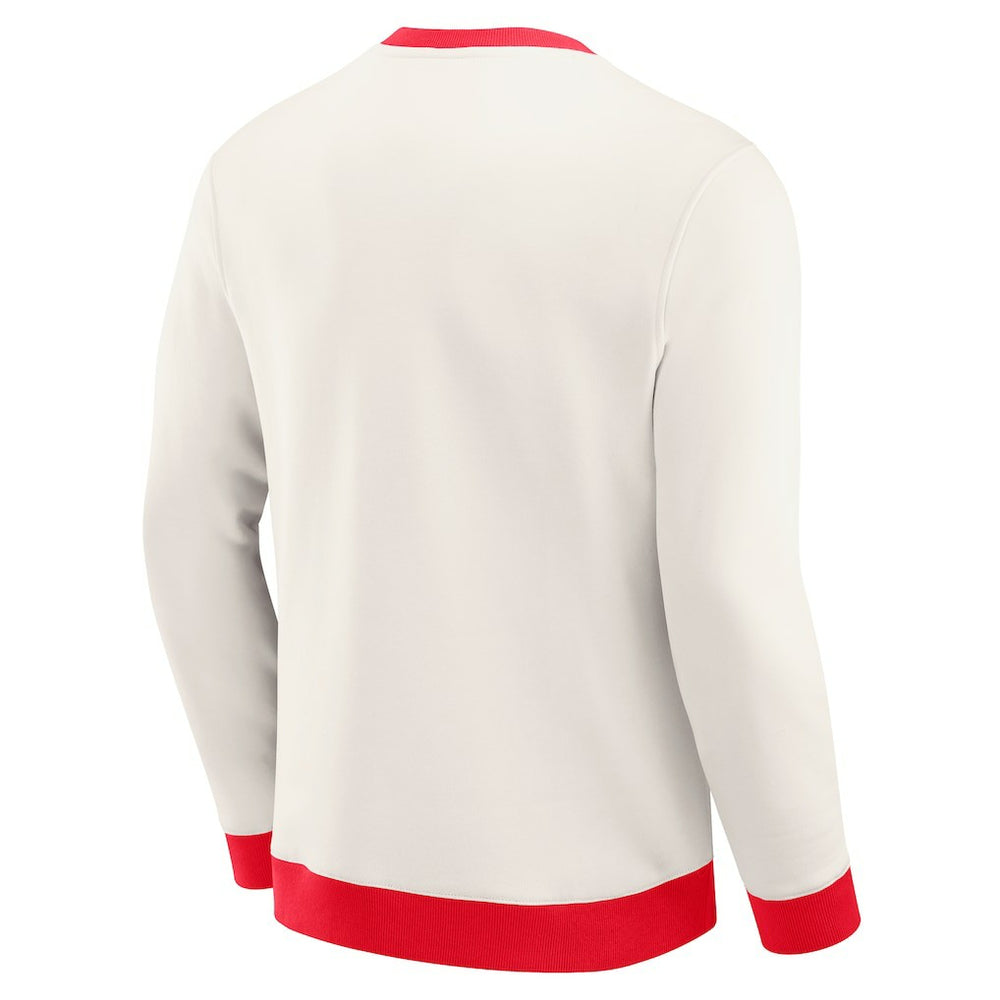 San Francisco 49ers Darius Rucker Collection Colorblock Pullover Sweatshirt Cream