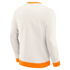 Tampa Bay Buccaneers Darius Rucker Collection Colorblock Pullover Sweatshirt Cream