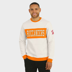 Tampa Bay Buccaneers Darius Rucker Collection Colorblock Pullover Sweatshirt Cream
