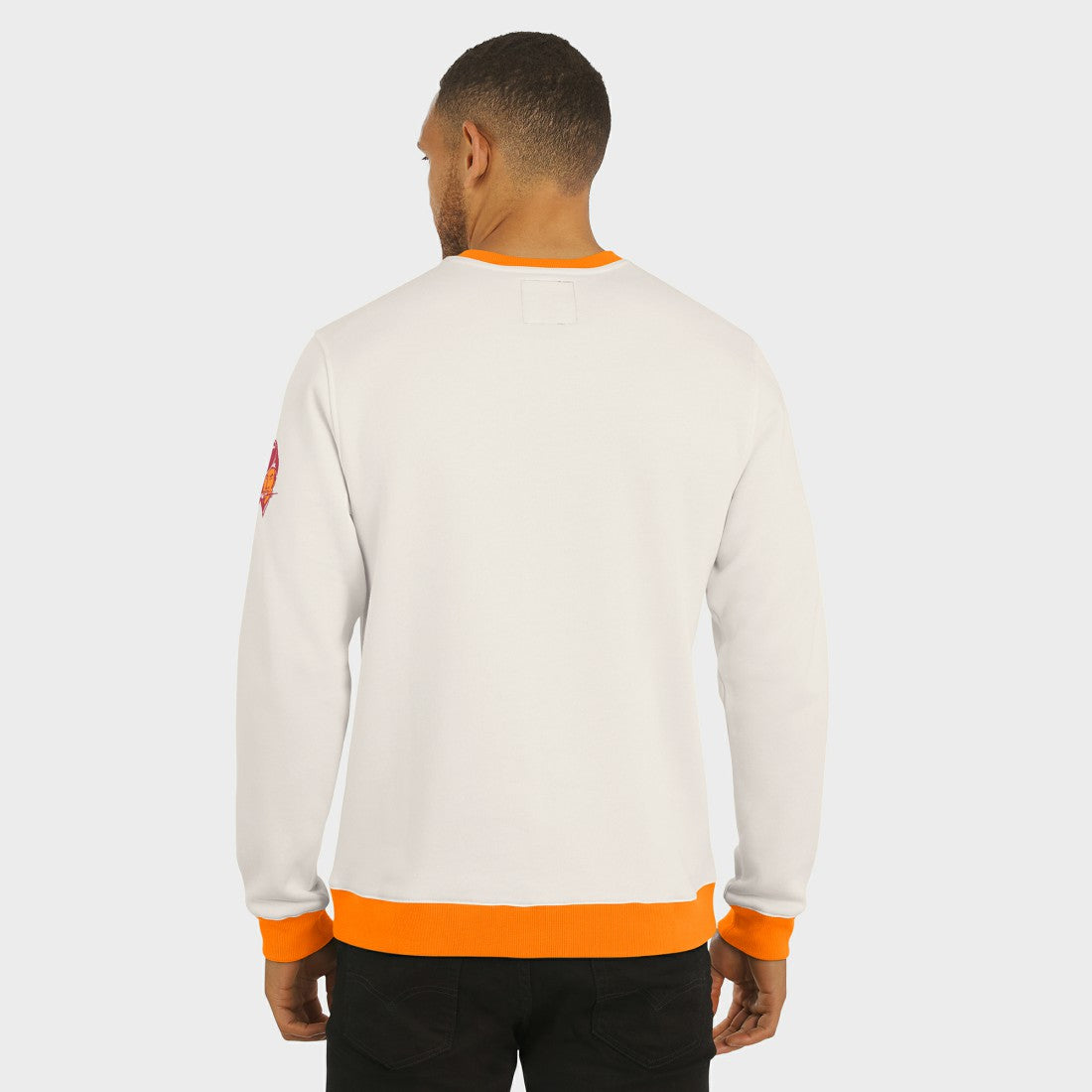Tampa Bay Buccaneers Darius Rucker Collection Colorblock Pullover Sweatshirt Cream