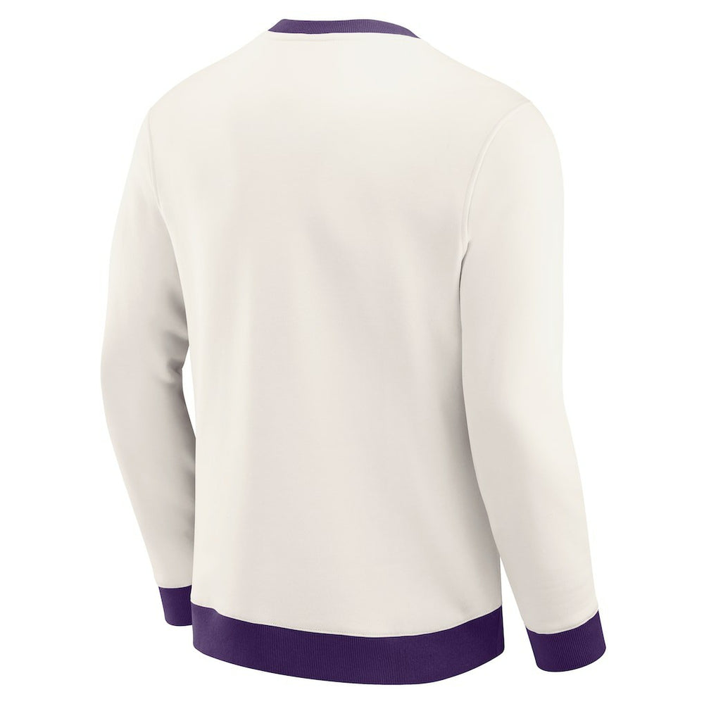 Baltimore Ravens Darius Rucker Collection Colorblock Pullover Sweatshirt Cream