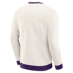 Baltimore Ravens Darius Rucker Collection Colorblock Pullover Sweatshirt Cream