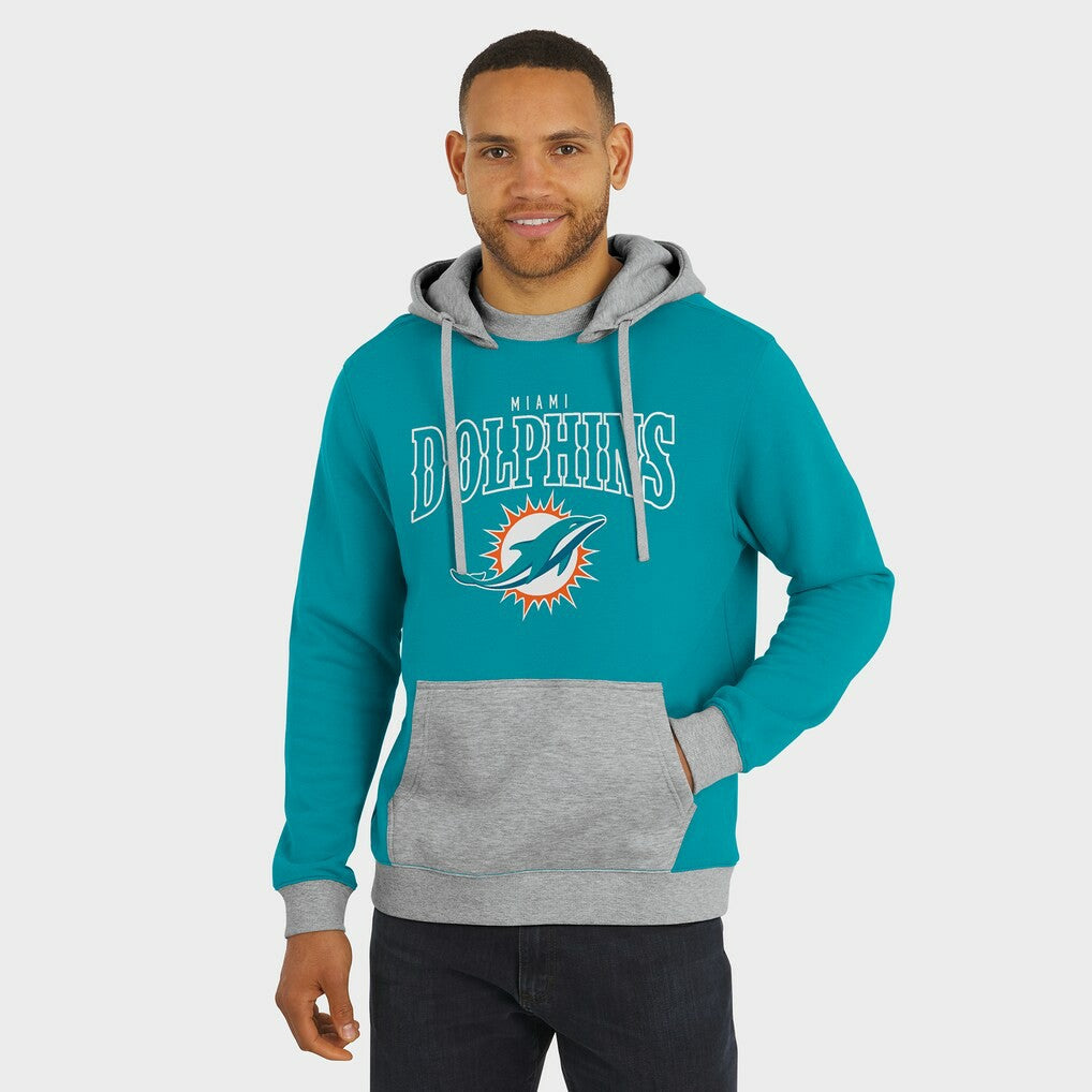 Miami Dolphins Darius Rucker Collection Coaches Hoodie Aqua