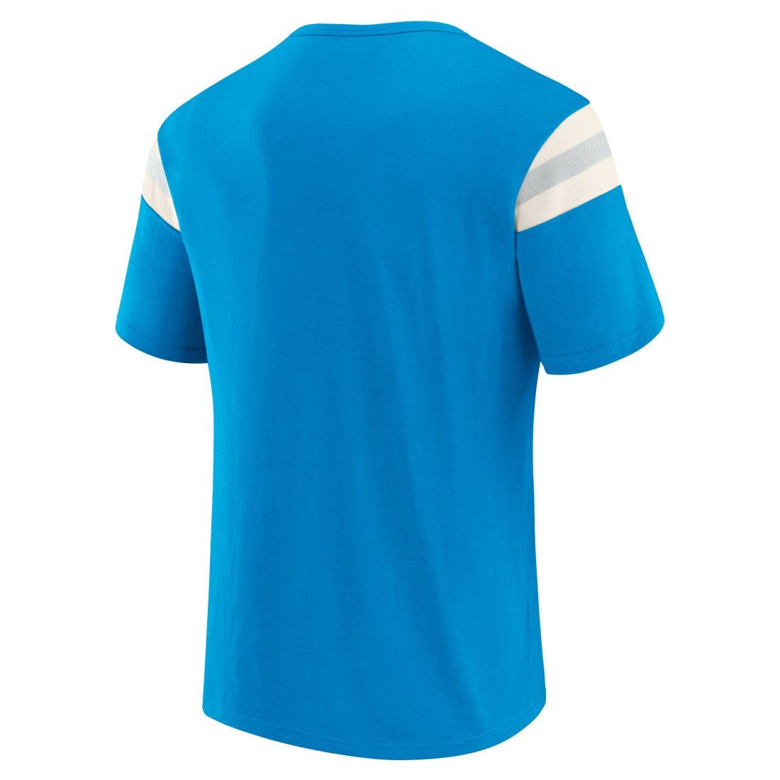 Detroit Lions Darius Rucker Collection Football Stripe Sleeve T-Shirt Blue