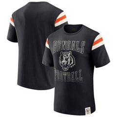 Cincinnati Bengals Darius Rucker Collection Football Stripe Sleeve T-Shirt Black