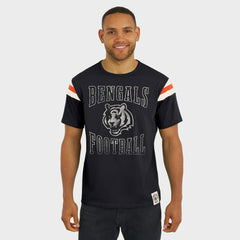 Cincinnati Bengals Darius Rucker Collection Football Stripe Sleeve T-Shirt Black