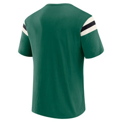 New York Jets Darius Rucker Collection Football Stripe Sleeve T-Shirt Green