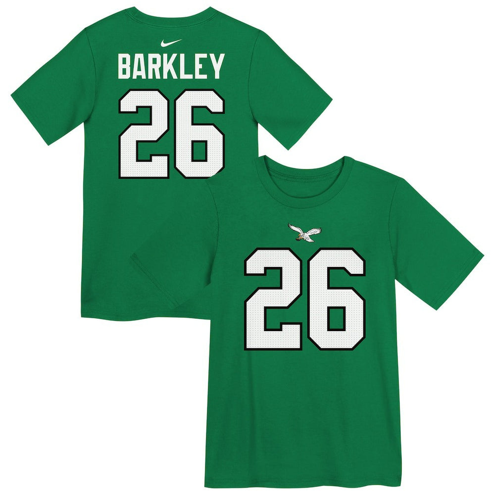 Saquon Barkley Philadelphia Eagles Preschool Player Name & Number T-Shirt Kelly Green