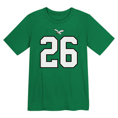 Saquon Barkley Philadelphia Eagles Preschool Player Name & Number T-Shirt Kelly Green