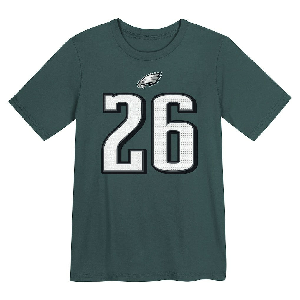 Saquon Barkley Philadelphia Eagles Preschool Player Name & Number T-Shirt Midnight Green