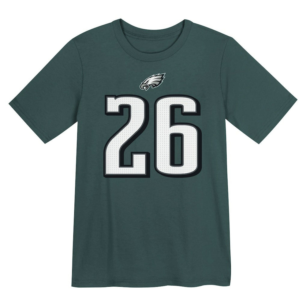 Saquon Barkley Philadelphia Eagles Preschool Player Name & Number T-Shirt Midnight Green