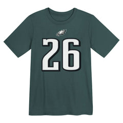 Saquon Barkley Philadelphia Eagles Preschool Player Name & Number T-Shirt Midnight Green